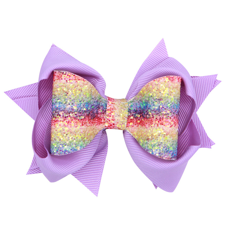 Glitter Ribbon Hair Bows