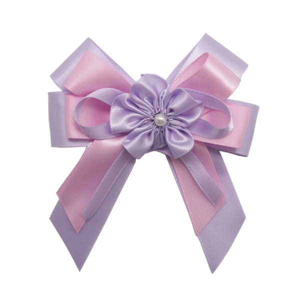 Satin ribbon bows for cloth