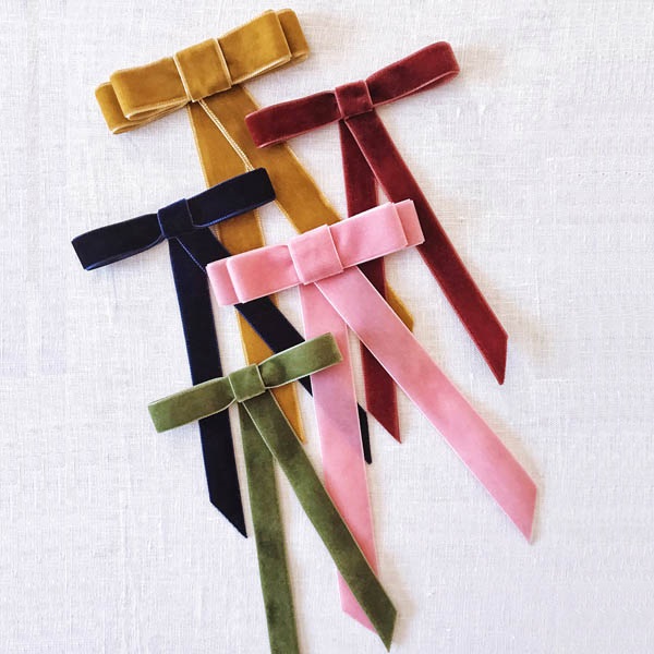 Solid Color Velvet Ribbon