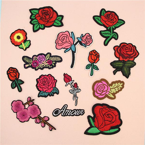 Rose Patch For Cloth